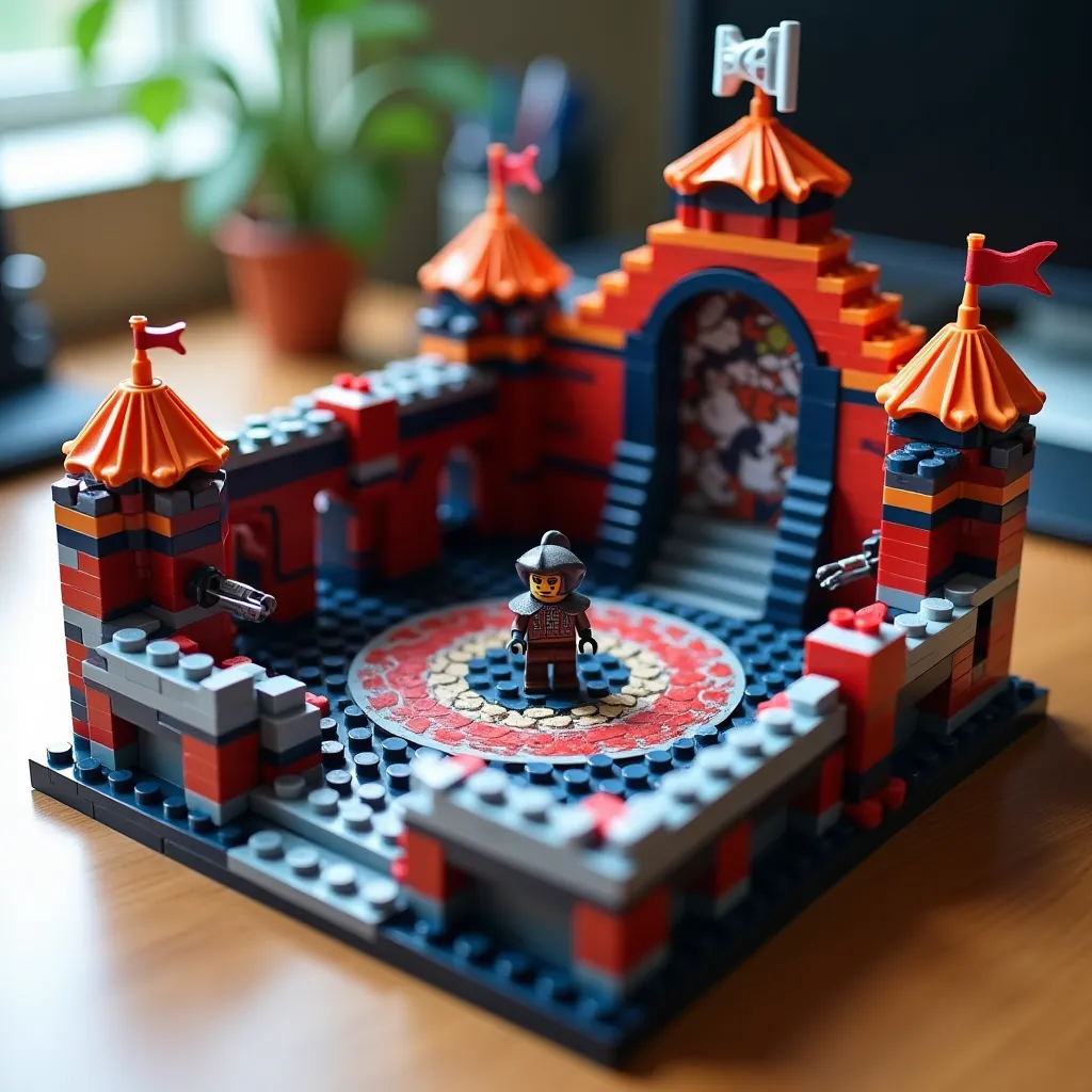 Brick Brick Knight's Arena model: detailed DIY creation | BrickCenter