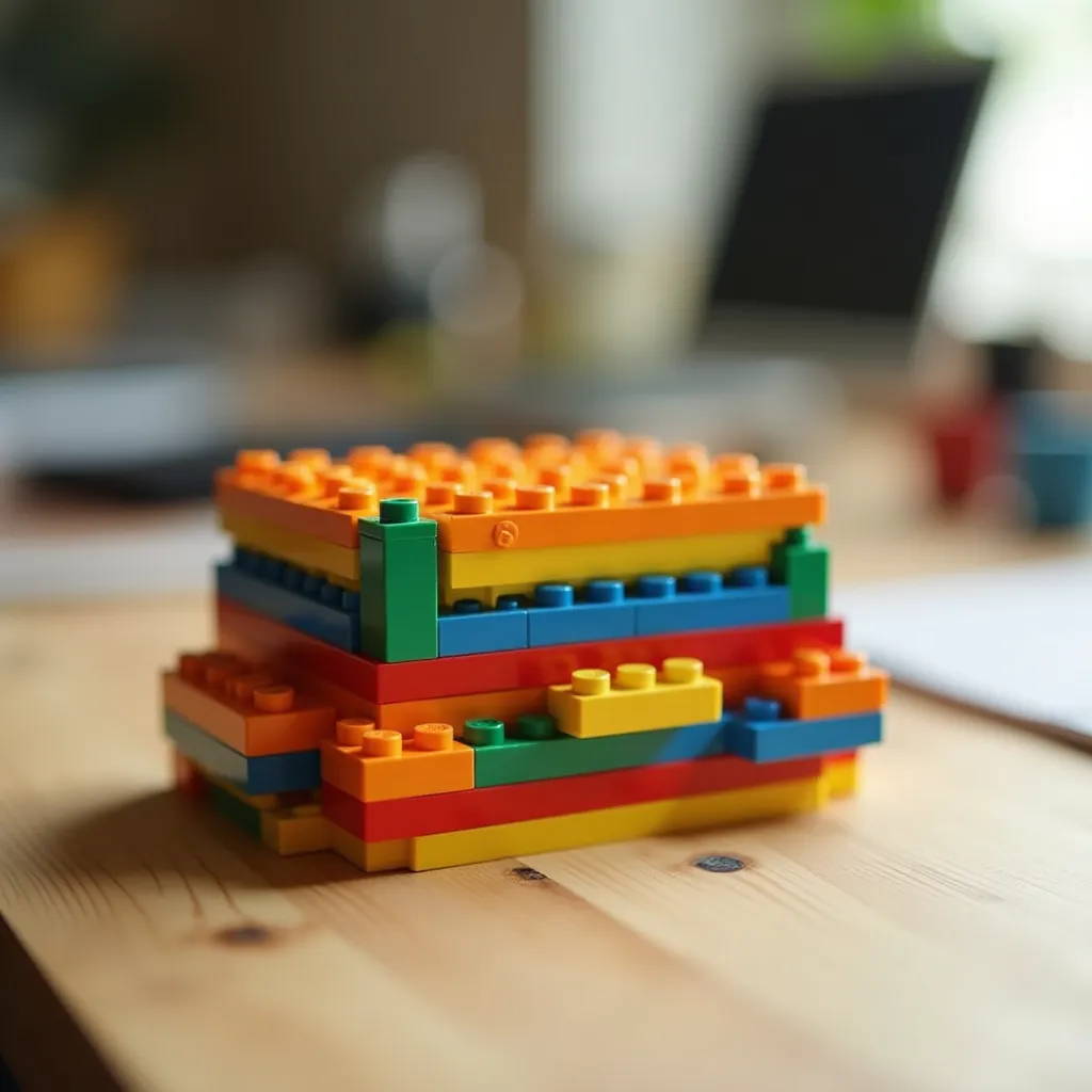 Color Brick Stack Brick Colorful Brick Stack model: detailed DIY creation | BrickCenter