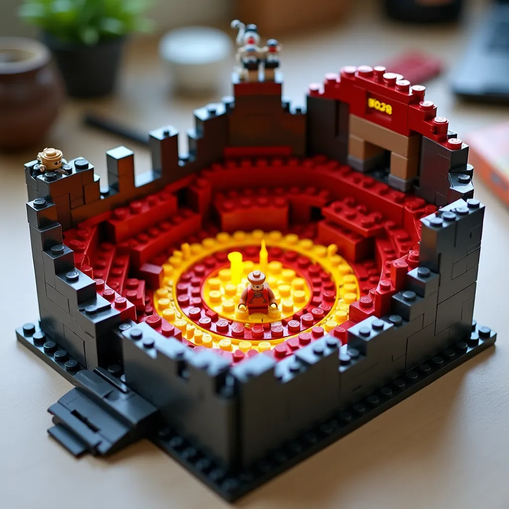 Brick Brick Battle Arena model: detailed DIY creation | BrickCenter