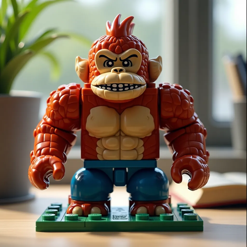 Brick Mighty Gorilla Builder model: detailed DIY creation | BrickCenter