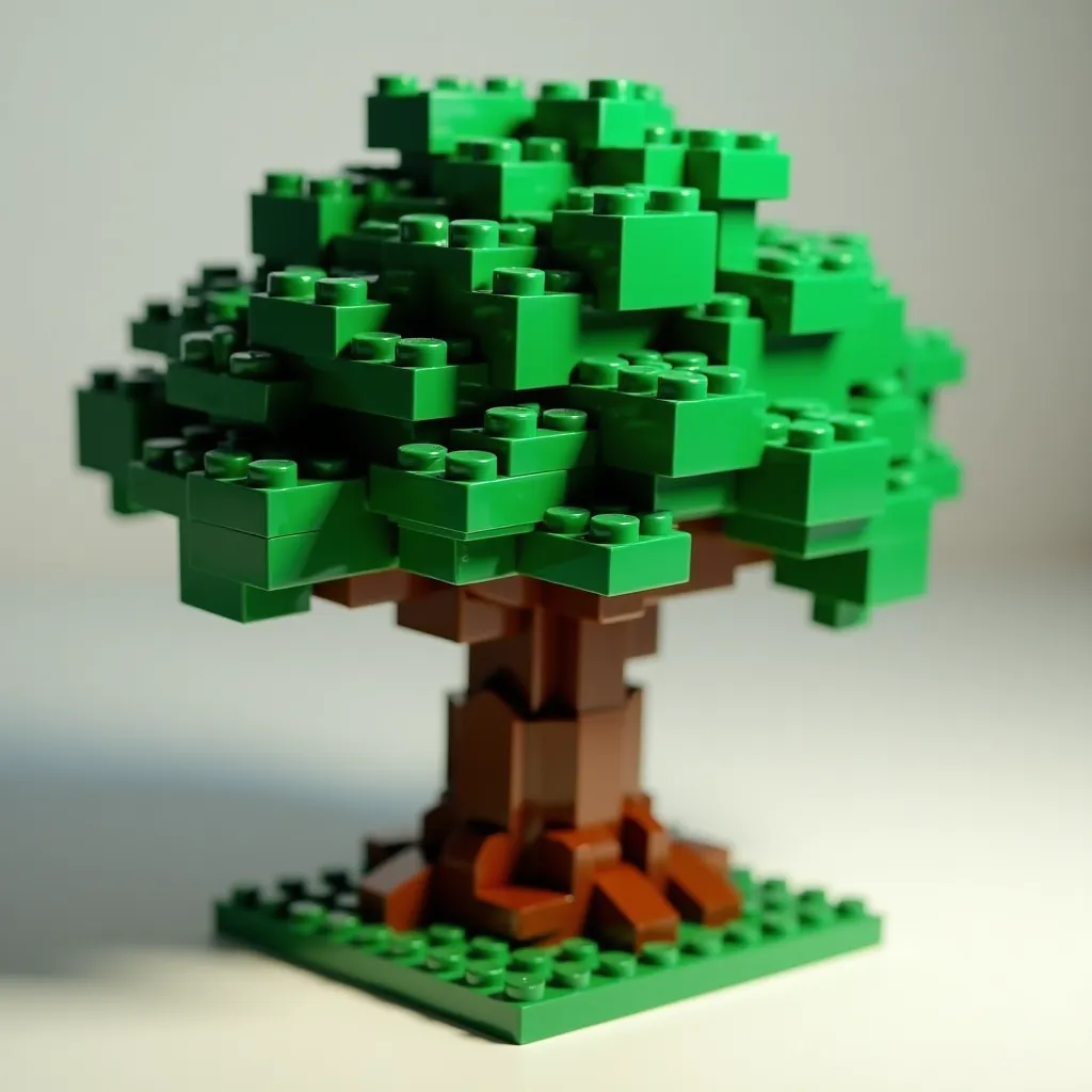 Brick Brick Tree Model model: detailed DIY creation | BrickCenter
