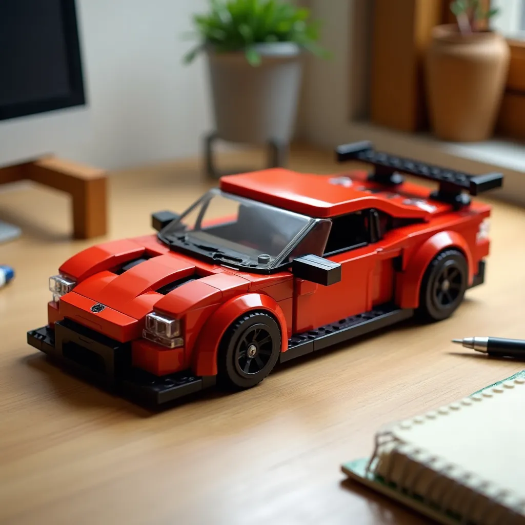 Brick Brick Speed Champions Racing Car model: detailed DIY creation ...