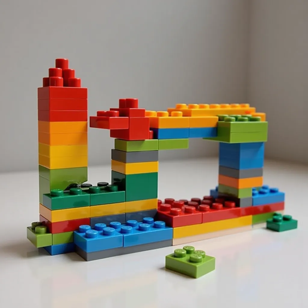 Brick Custom Brick Structure model: detailed DIY creation | BrickCenter