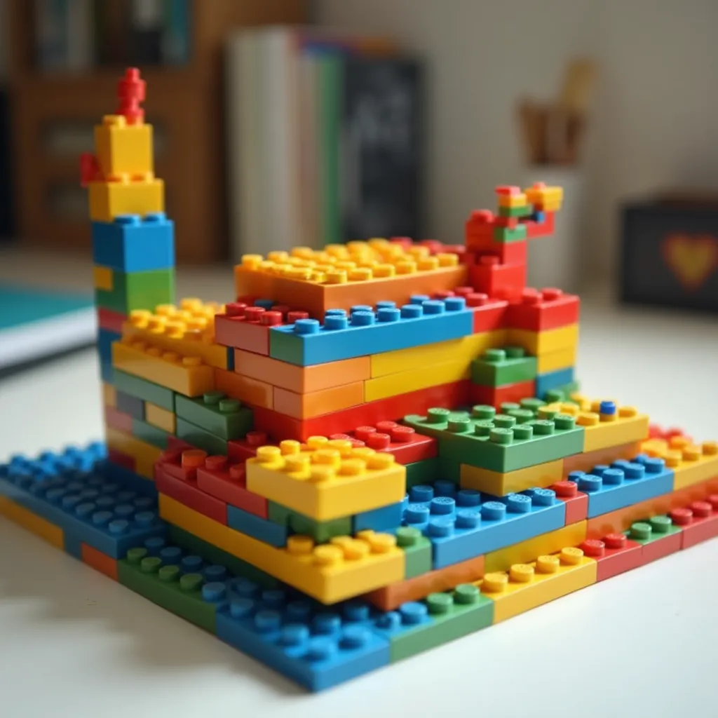 Brick Custom Brick Structure model: detailed DIY creation | BrickCenter