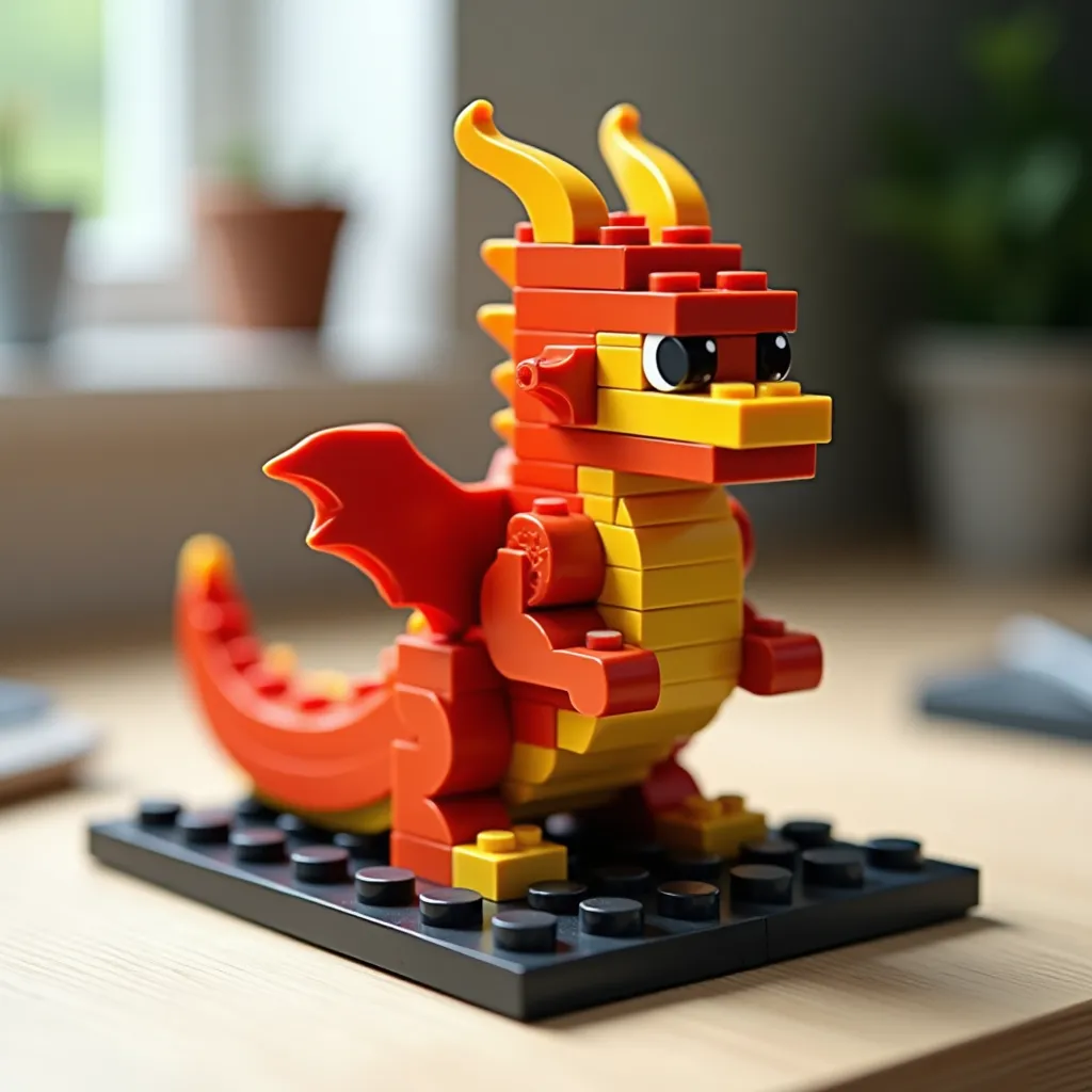 Brick Brick Dragon Build model: detailed DIY creation | BrickCenter