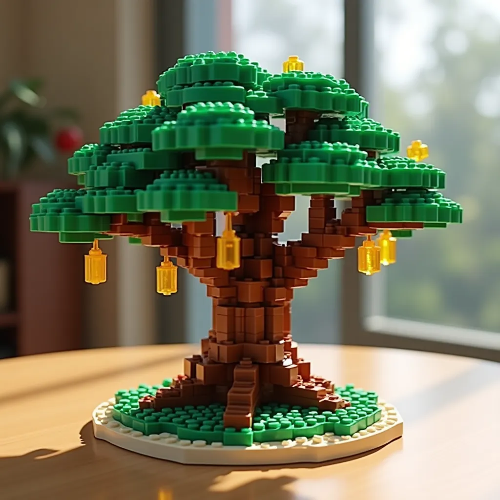 Lego Tree Tile Brick Brick Tree Set model: detailed DIY creation | BrickCenter