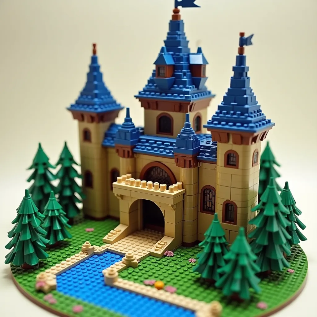 Brick Fantasy Castle Set model: detailed DIY creation | BrickCenter