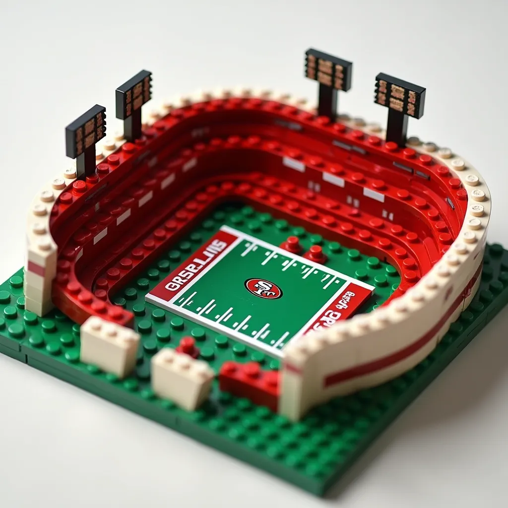 Brick Brick NFL Stadium Model - San Francisco 49ers model: detailed DIY ...